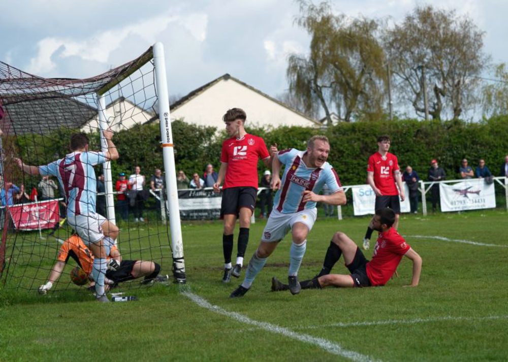 Malvern open the scoring (Photo Cliff Williams)