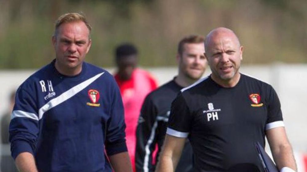 Ritchie Hanlon (left) and Paul Hughes