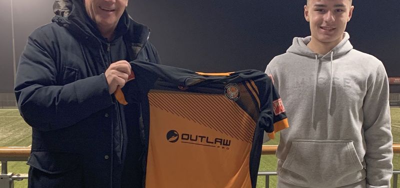 Beaux Booth with Casuals` chairman Tony Gale