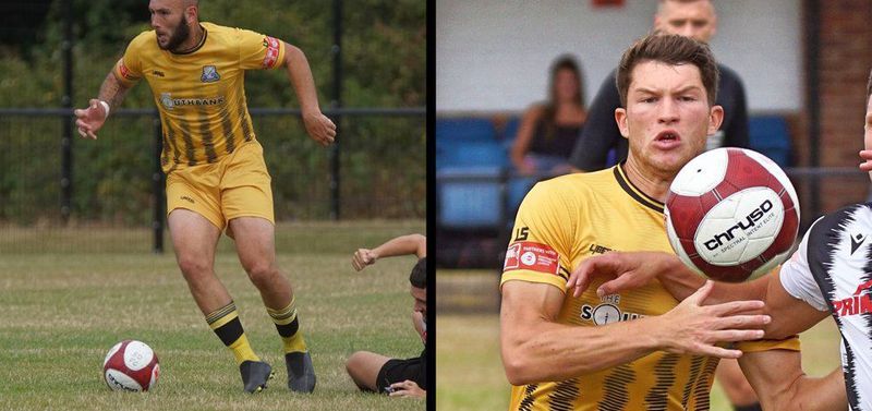 Riece Bertram (left) and Josh Barnes (Photo: Basford United FC)
