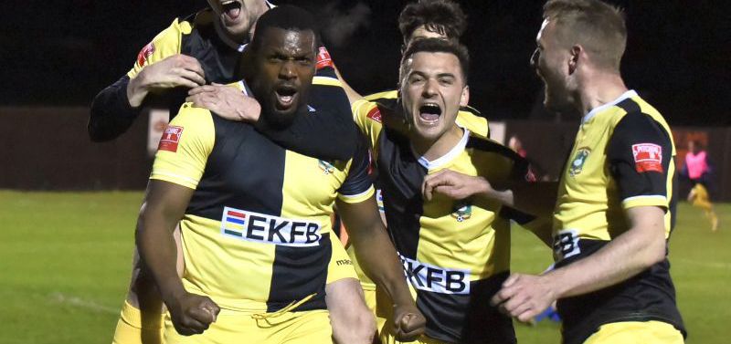 Tyriq Hunte scores last-gasp winner (Photo Aylesbury United FC)