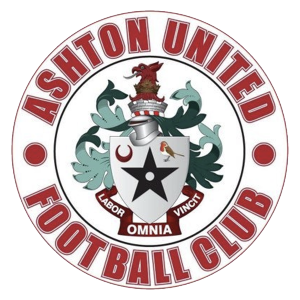 Ashton United&rsquo;s club badge